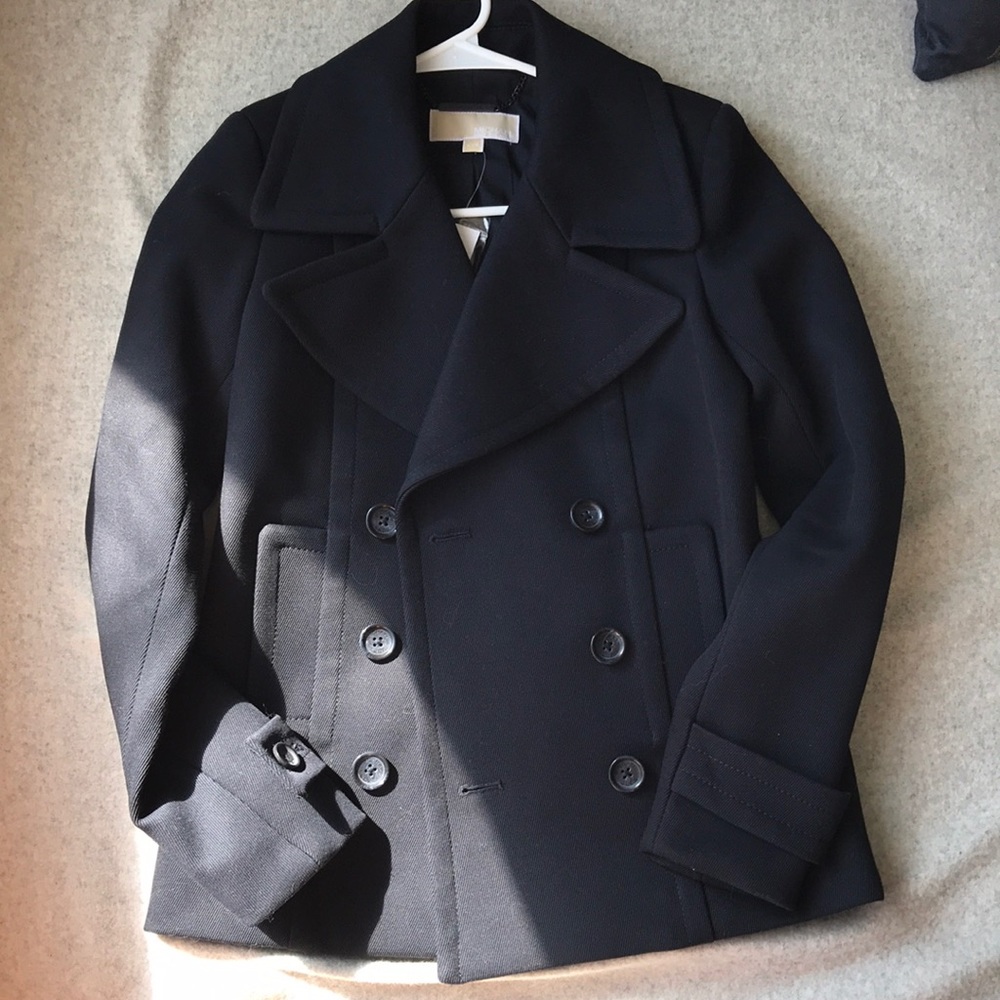 NWT Michael Kors Navy Peacoat